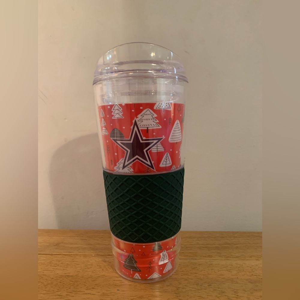NFL Dallas Cowboys Christmas 24 oz Tervis Double Wall Acrylic Tumbler New